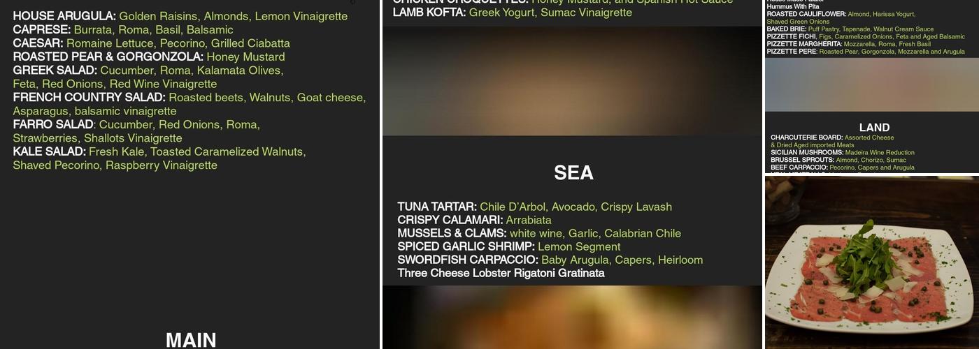 The Black Trumpet Bistro Tapas & Wine Bar Menu