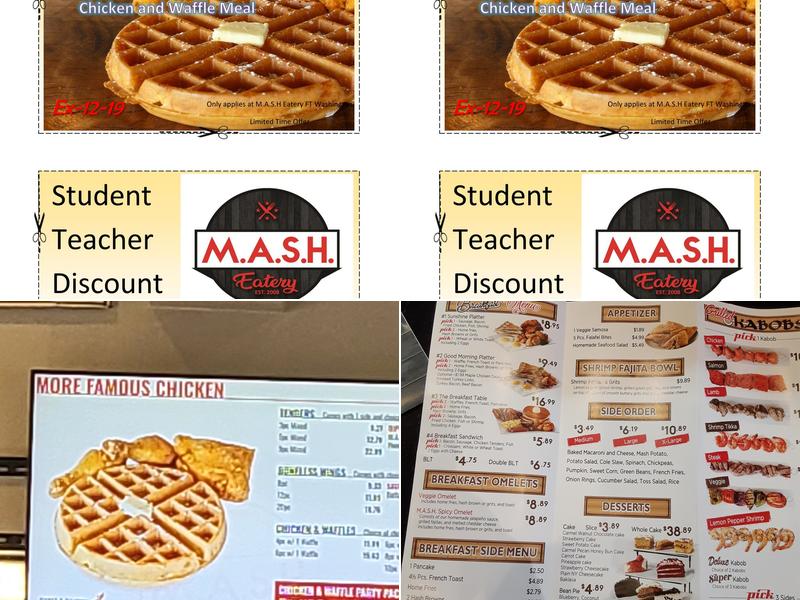MASH eatery Menu