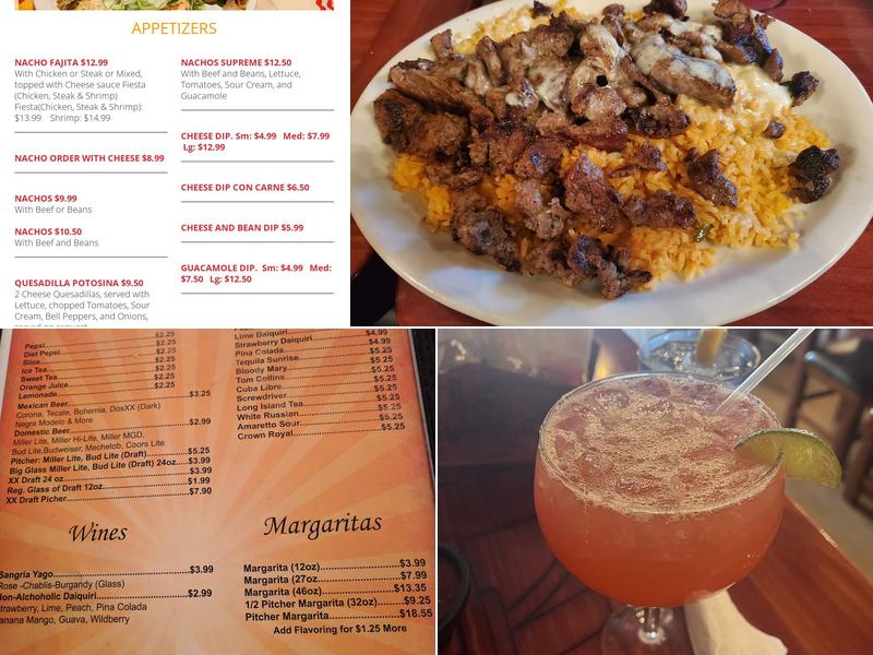 La Potosina Menu