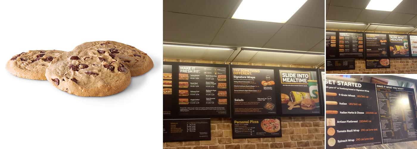 Subway Menu