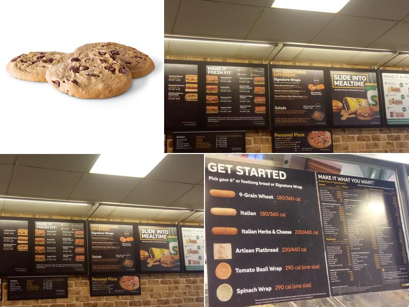 Subway Menu
