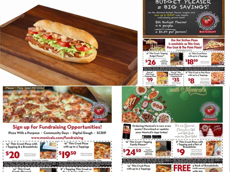Monical's Pizza Of Watseka Menu