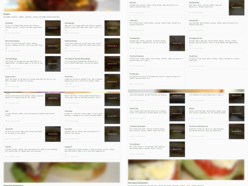 Off the Vine Gardens Deli And Catering Menu