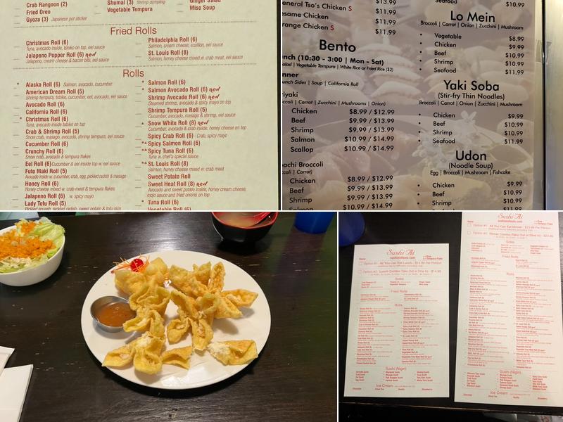 Sushi Ai Menu