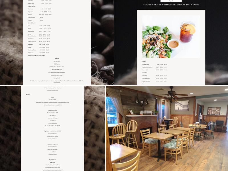 Fallbrook Coffee Company Menu