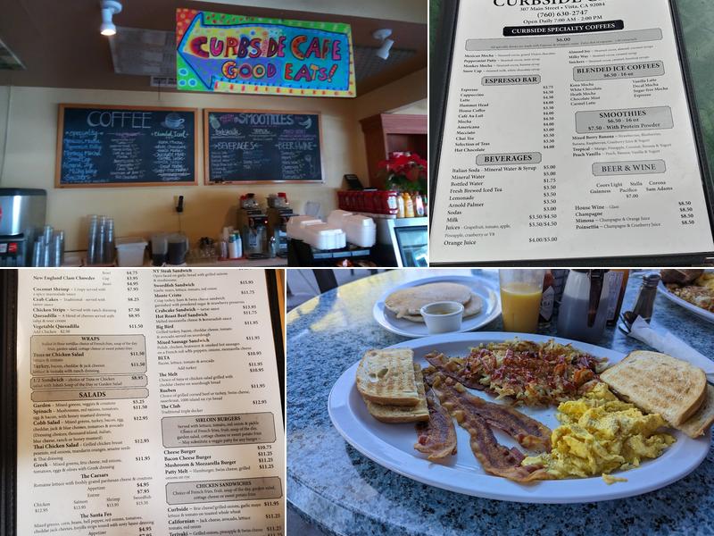 Curbside Cafe Menu