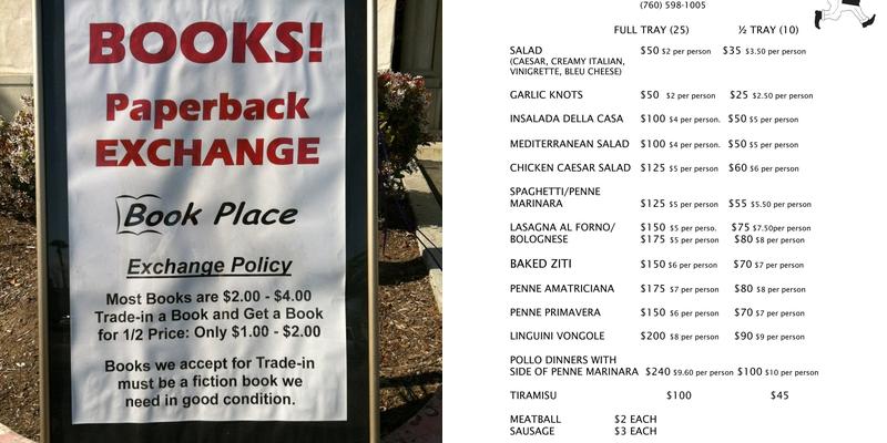 Nucci's Italian Cafe & Pizza Menu