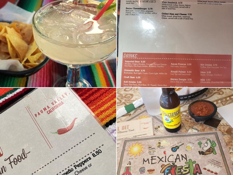 El Rey Restaurant Menu