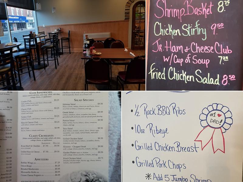Arcade Cafe Menu