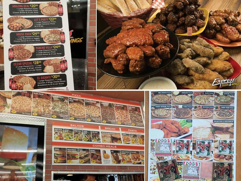 Express Pizza 'N Wings Menu