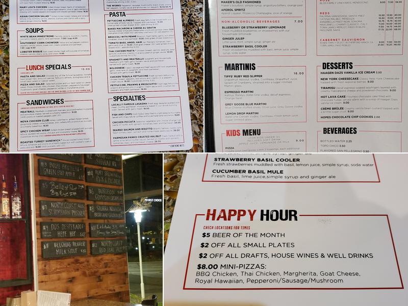 Pizza Nova Menu
