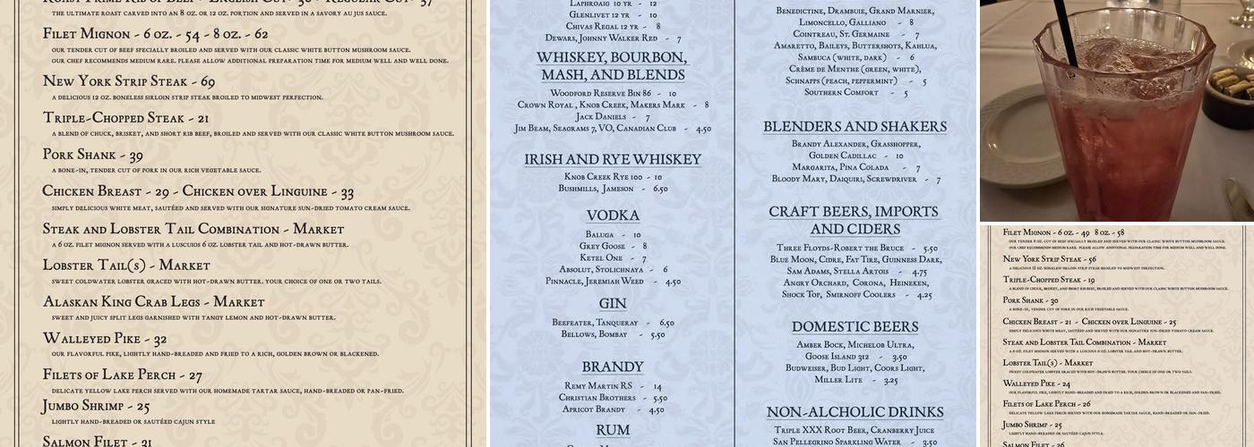 Old Colonial Inn Menu