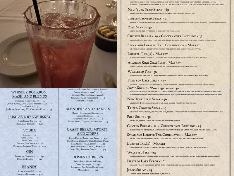 Old Colonial Inn Menu