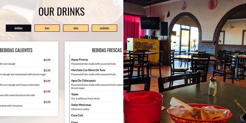El Tejate Restaurant Menu