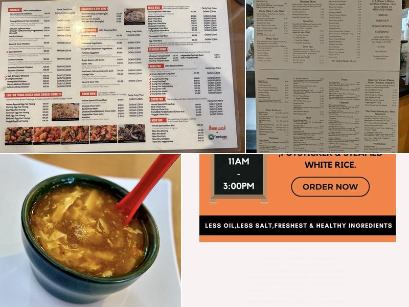 Iron Wok Asian Cuisine Rancho Bernardo Menu