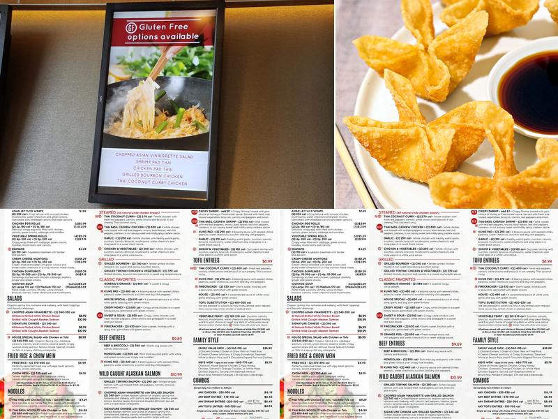 Pick Up Stix Fresh Asian Flavors Menu