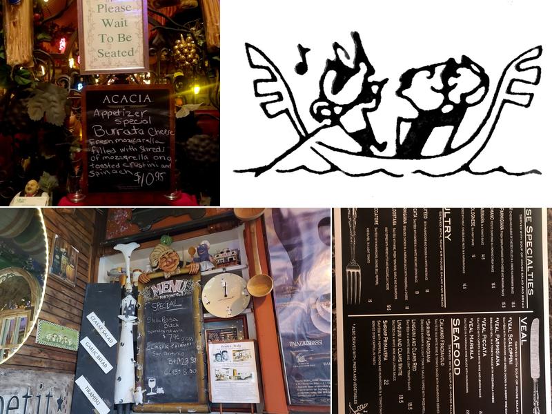 Joe's Italian Dinners Menu