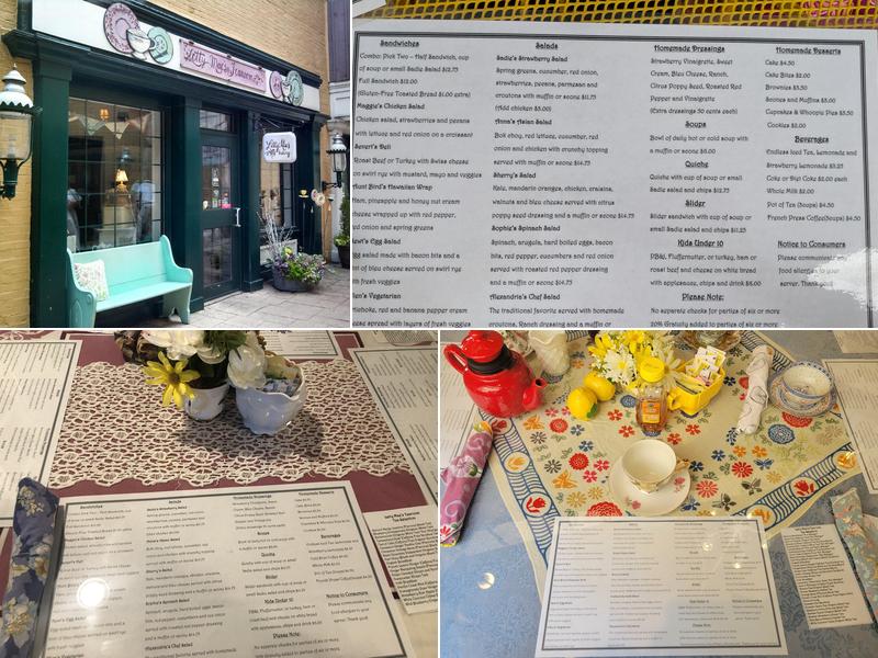 Letty Mae's Tea Room Menu