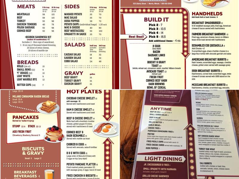 Weits Cafe Menu