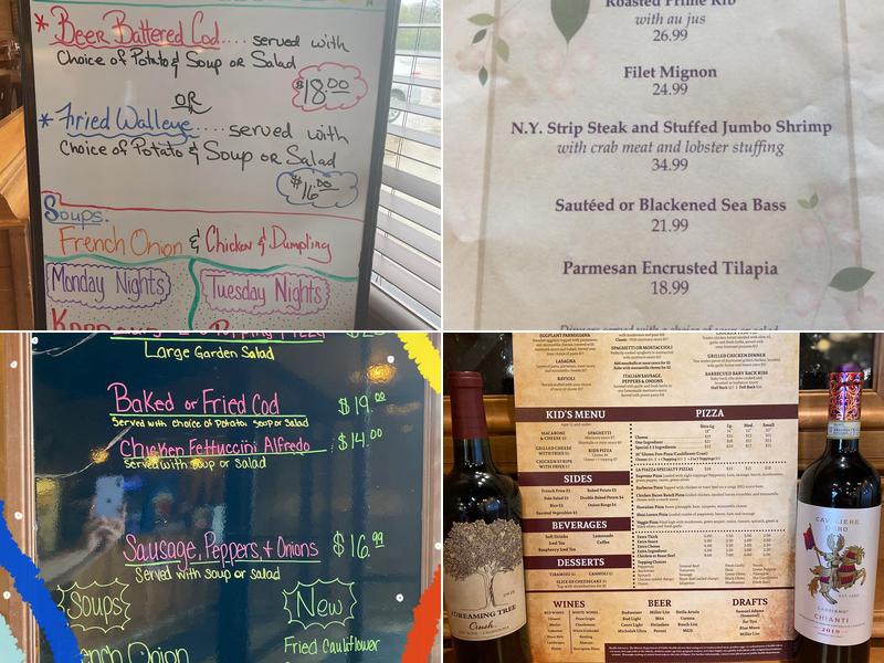 Lapiazza Ristorante Menu