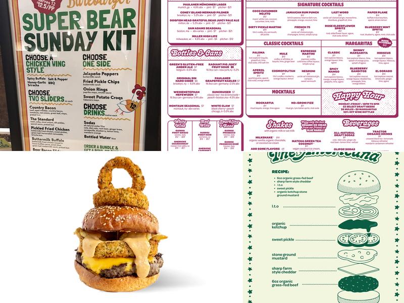 Bareburger Menu