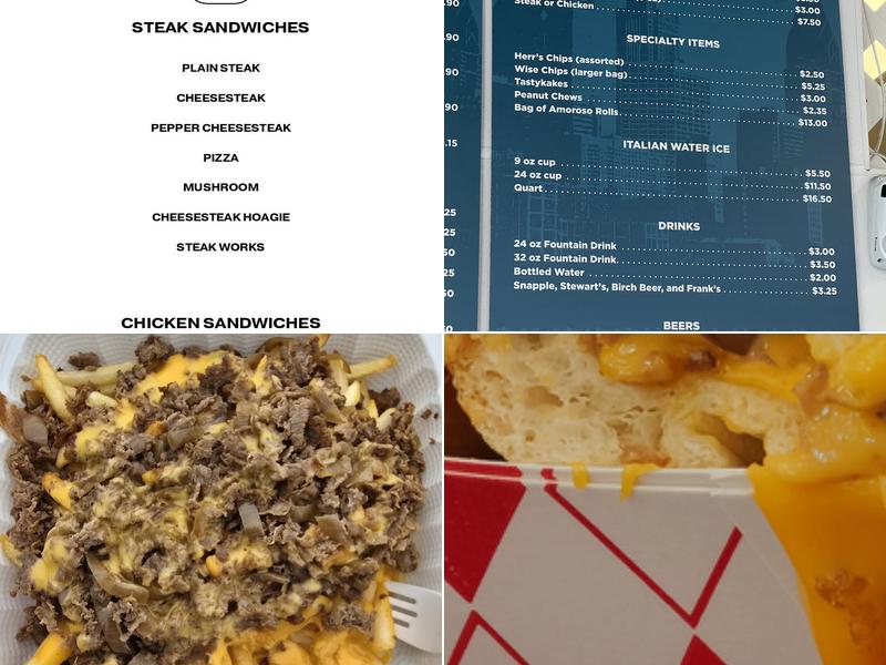 Philly Frank's Steaks Menu