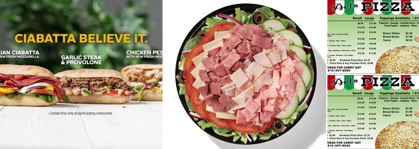 Subway Menu