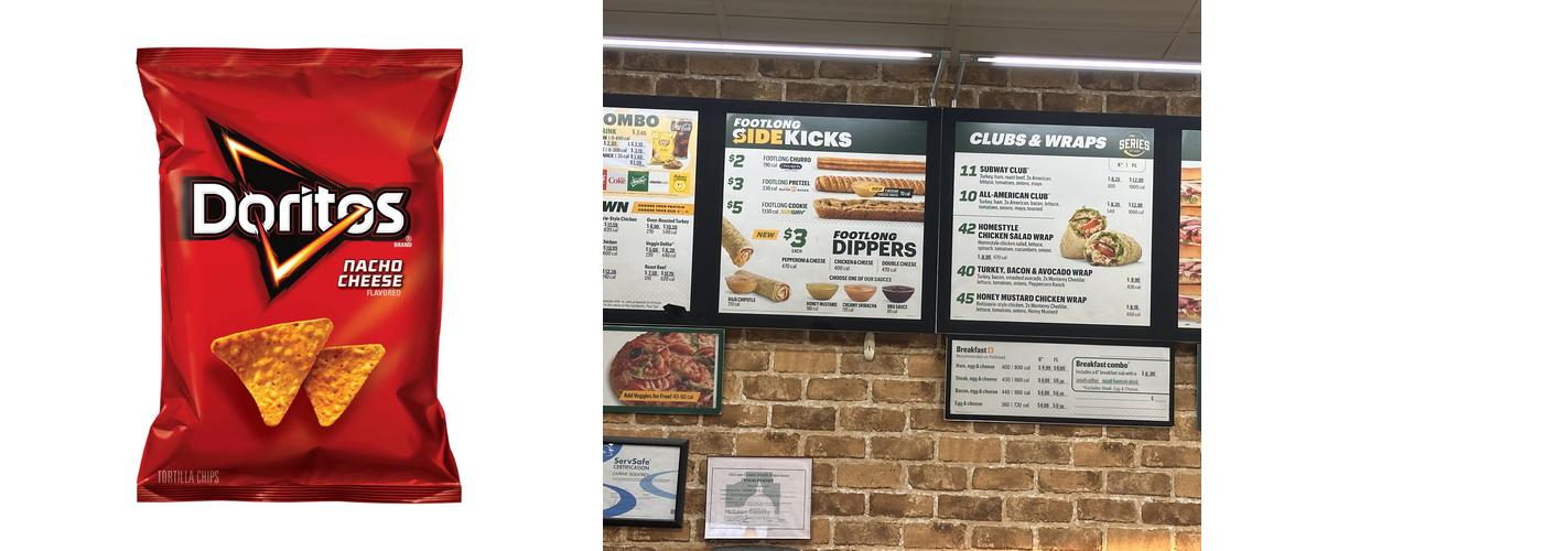 Subway Menu