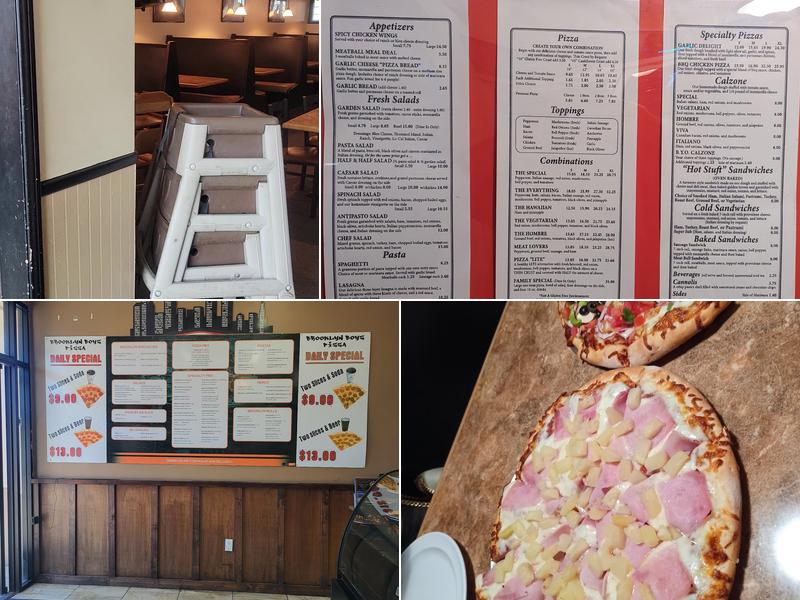 Upper Crust Pizza Menu