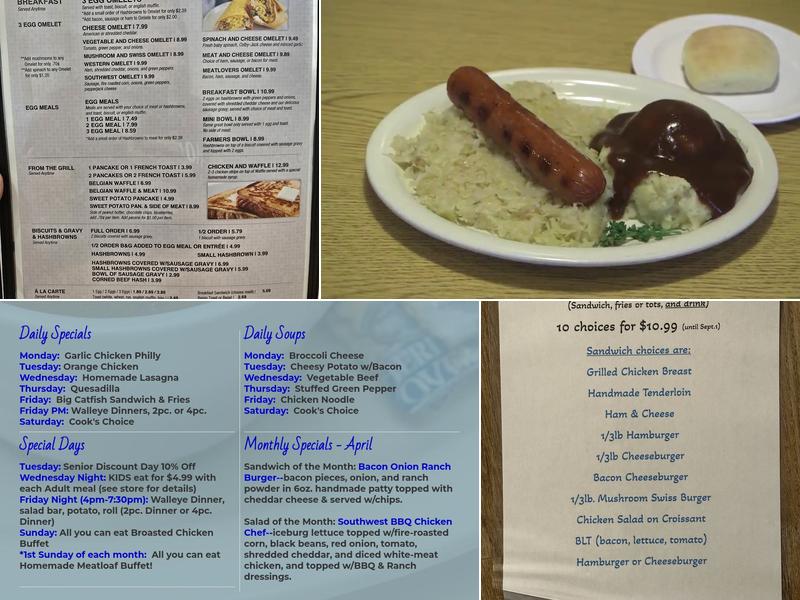 Cornerstone Family Restaurant Menu