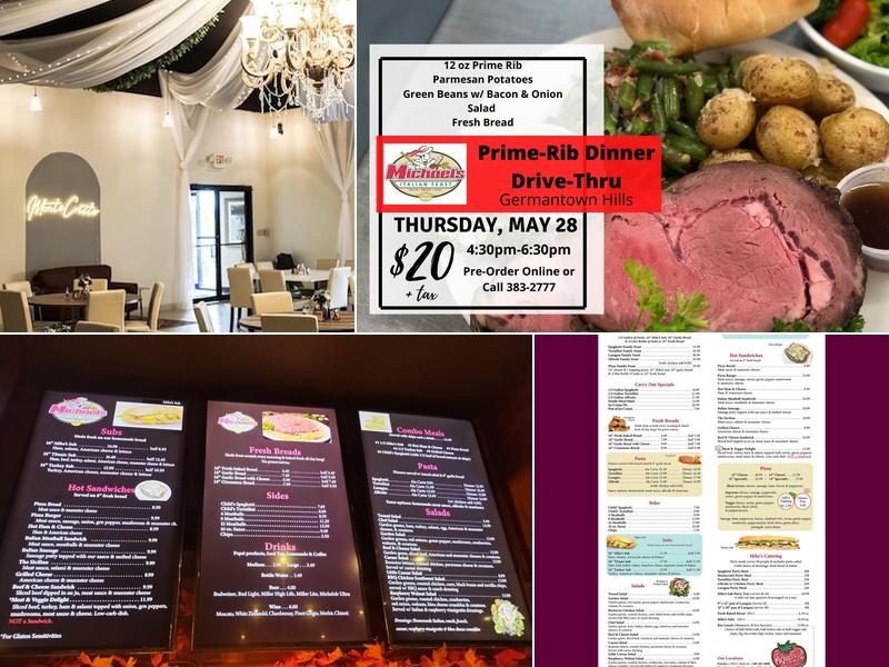 Michael's Italian Feast Menu