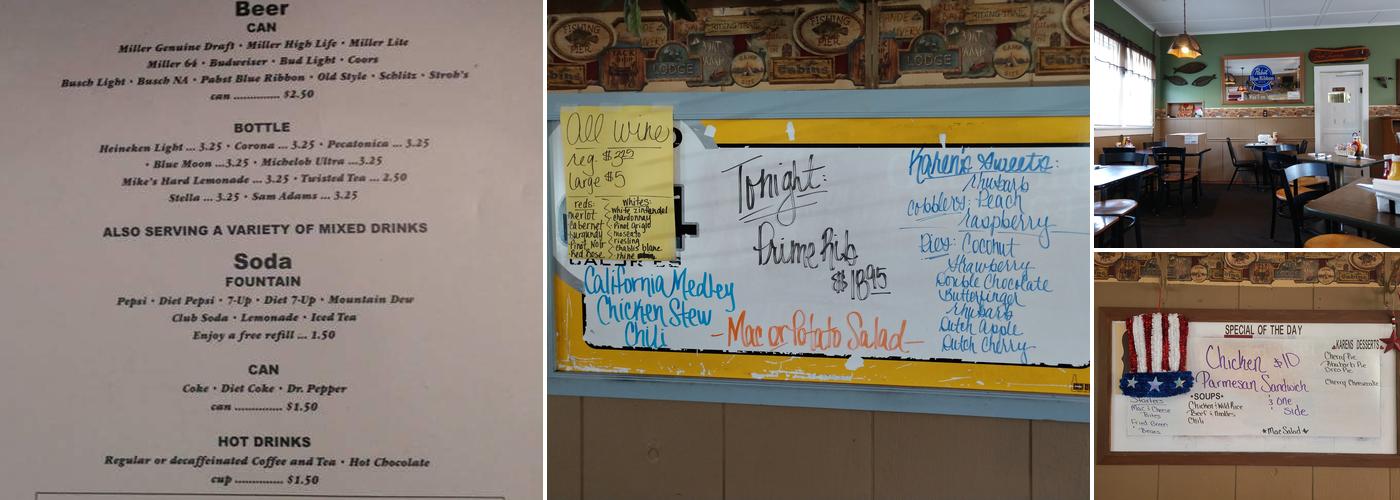 Alexander Park Tavern Menu