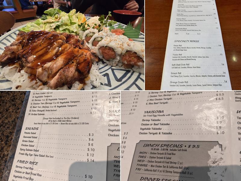 Teri Cafe - Oceanside II Menu