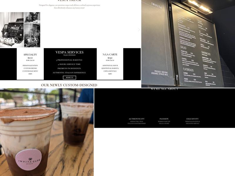 INVITA Café Menu
