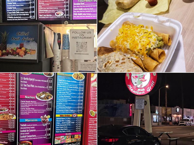 Señor Pancho Mexican Grill Menu