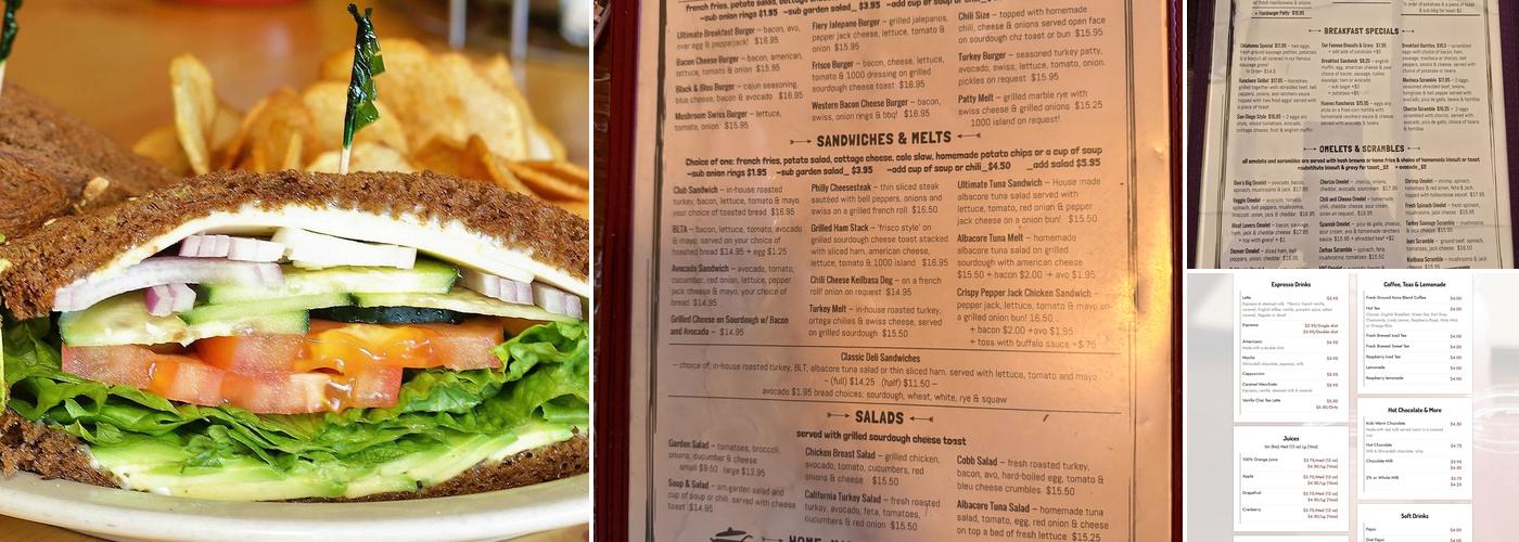 Don's Country Kitchen Menu