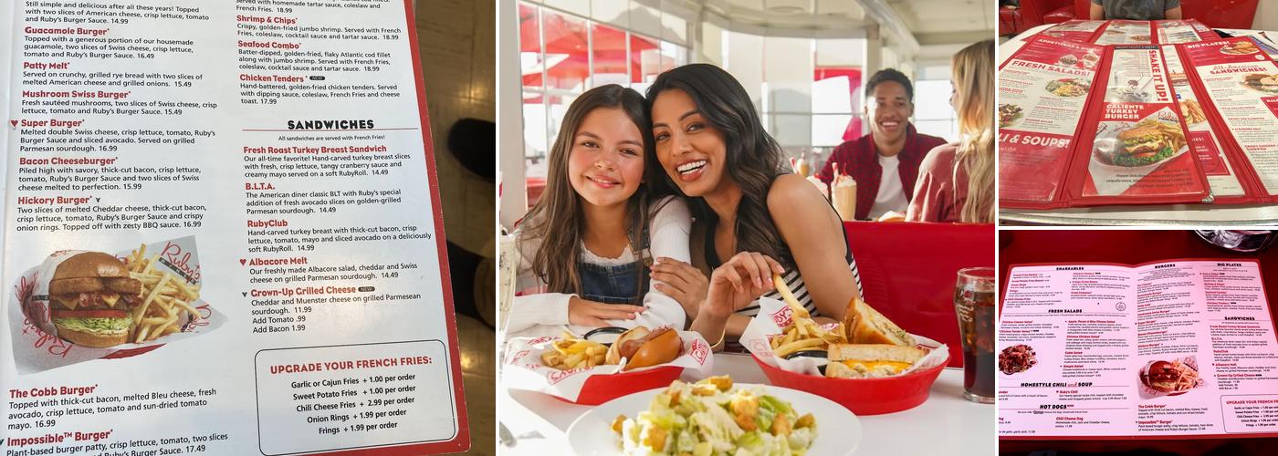 Ruby's Diner Menu