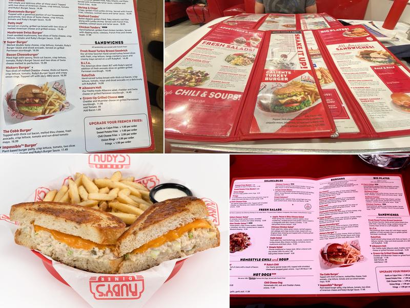 Ruby's Diner Menu