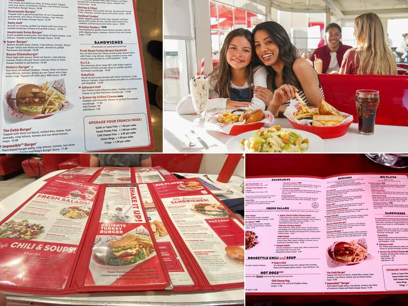 Ruby's Diner Menu
