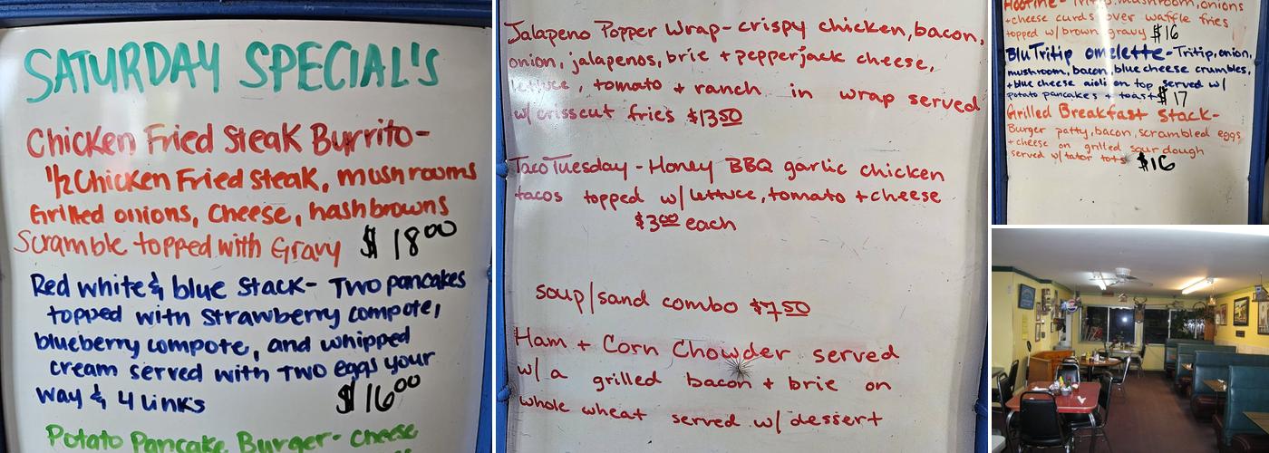 Hoot Owl Cafe Menu