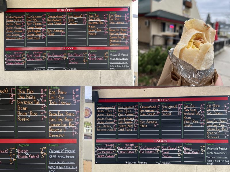 Joel's Menu