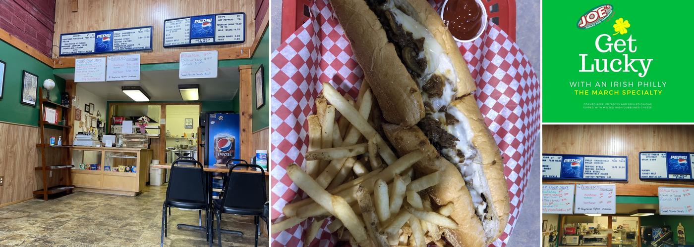 Joe's Philly Cheesesteak Menu