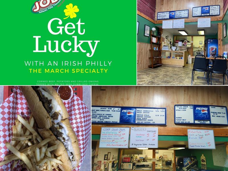 Joe's Philly Cheesesteak Menu