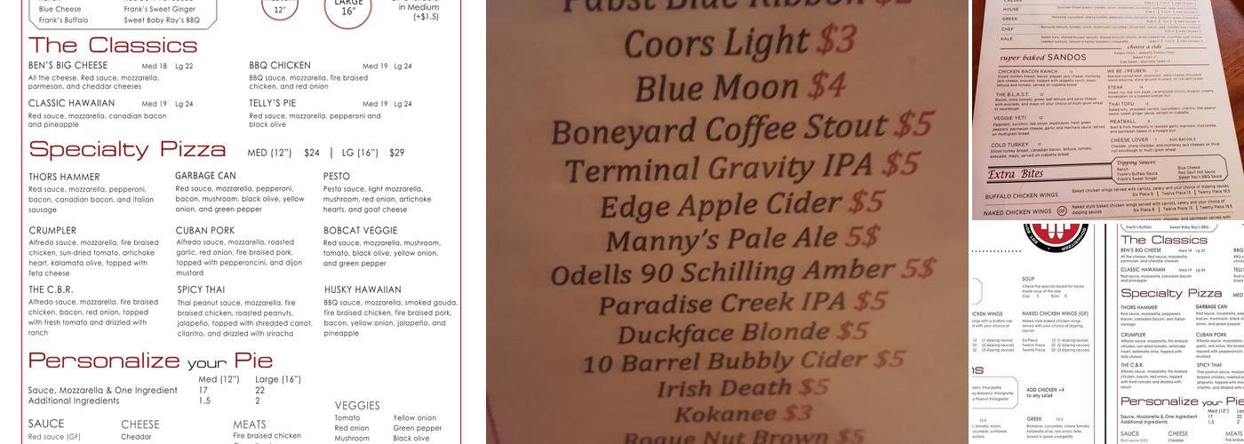 Powder Hound Pizza Menu