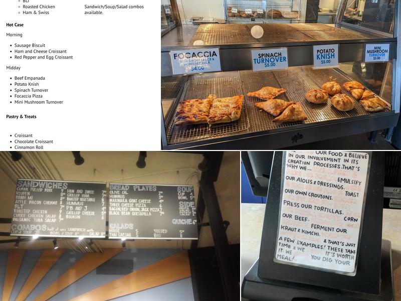 Uprise Bakery Menu
