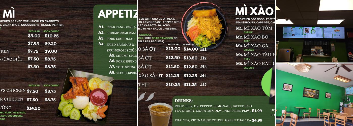 Pho Quan Viet Cuisine Menu