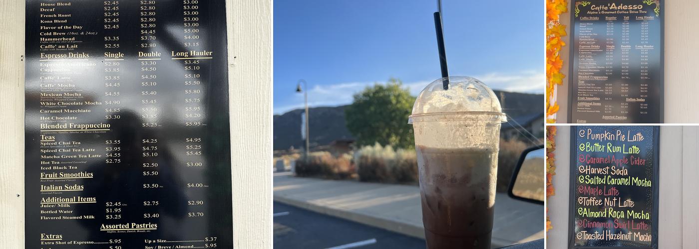 Caffé Adesso Menu