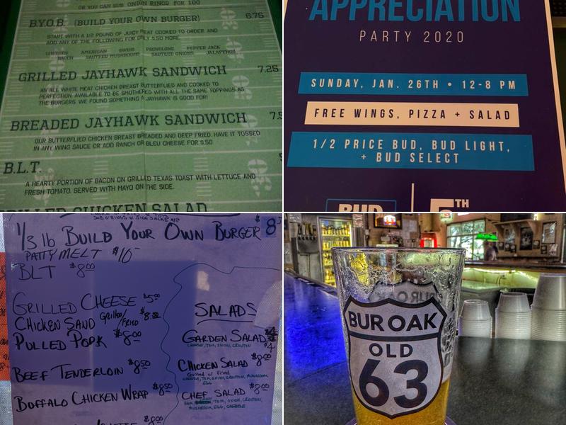 The 5th Down Bar & Grill Menu