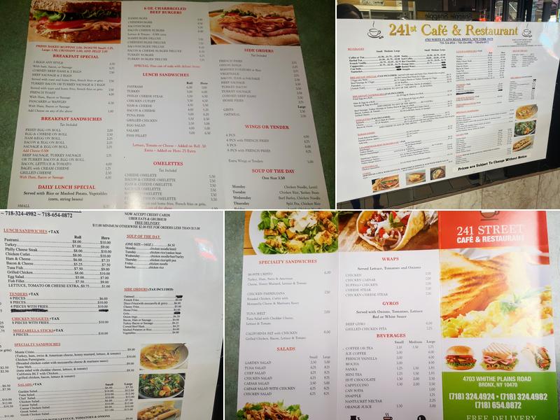 241/Resturant Menu