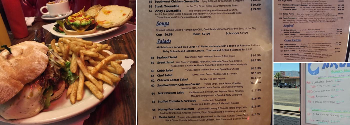 Carlee's Menu